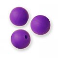 Beads,Silicon Beads,10mm Round Beads,Purple