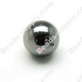 Black Nickle Round Beads 22mm