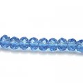 Glass Beads Faced Beads 6x8 mm A-grade
