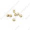 Gold Plating Cubic Beads 4mm