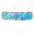 Millefiori Glass Multi-Flower Cubic Beads 10x10 mm
