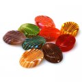 Resin Beads,23*30mm Flat Beads ,Stripe Beads ,Assorted Color