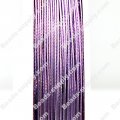 Beading wire, Tigertail, nylon-coated stainless steel,23 gauges,voilet