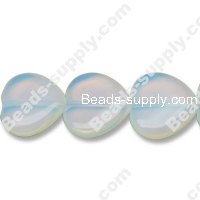 Opal 16mm Heart Shape Beads