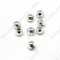 Silver Coated Round Beads 5mm