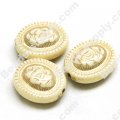 Solid Gilding Gold Line Beads 22mm*19mm*8mm