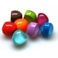 Stripe Resin Beads,26mm Heart Beads ,Assorted Color
