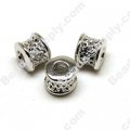European Style Thread Beads without Crystal