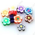 Fimo Flower Beads 12mm ,Assorted