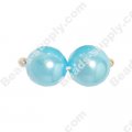 Glass Pearl Round Bead 4mm Sapphire