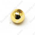 Gold Coated Round Beads 18mm