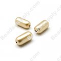 Gold Plating Tube Beads 8x16mm