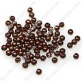 Miracle Beads Round 4mm , Coffee