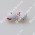 Round Beads with Dragon, Plastic Beads,14mm