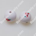 Round Beads with Dragon, Plastic Beads,16mm
