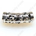 Vintage Tube beads ,Antique Silver, 7*21.5mm