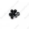 black agate(natural), 5mm Realound beads