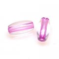 Acrylic Oval Beads ,Inside Color Beads 15*7.5mm ,Purple