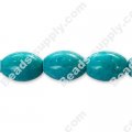 Imit.Turquoise 11x16mm Olive Shape Beads