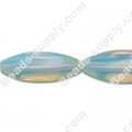 Opal 10x25mm Faced Olive Shape Beads