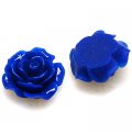 Resin Flower Cabochon, layered, sapphire ,more colors for choice, 13mm, Sold by 200 pieces