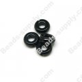 black agate(natural), 10X3mm Donut beads