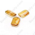 Amber color Beads 11x19mm