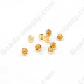 Amber color Round Beads 4mm