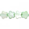 Dyed Mother of Pearl 15mm Flower-Shaped
