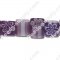 Millefiori Glass Single-Flower Square Beads 6 mm