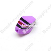 Solid Color Acrylic Beads 15mm*27mm