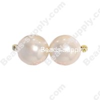 Glass Pearl Round Bead 10mm Cream