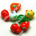 Lampwork plum Beads 12*15mm,Mixed Color