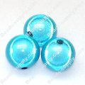 Miracle Beads Round 14mm , Aquamarine