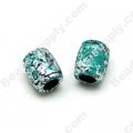 Archaized Paint Spraying Beads 9x7mm