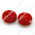 Lacquer carving Beads ,10*22mm