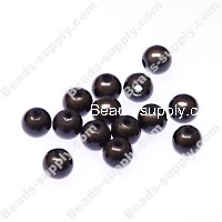 Miracle Beads Round 6mm , Black