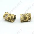 Polyclay/Fimo Tube Beads 7x12mm