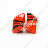 Solid Color Acrylic Beads 18mm*26mm