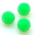 Bead, acrylic, green, 14mm round beads . Sold of 200 Pieces