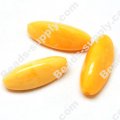 Cloud Triangle Beads 10mm*25mm , Yellow