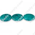 Imit.Turquoise 12x16mm Oval Shape Beads