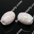 Porcelain Oval Beads 16x22mm