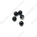 black agate(natural), 6mm Round beads