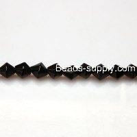 Glass Beads Bicone 6mm B-grade