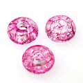 Beads,7x14mm crackled rondelle large hole beads,purple color,sold of 450 pcs per pkg