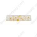 Millefiori Glass Multi-Flower Flat Square Beads 6 mm