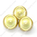 Miracle Beads Round 14mm , Lt Yellow