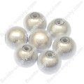 Miracle Beads Round 8mm , Silver