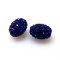 Bead,polyclay and crystal,9*13mm oval pave beads,sapphire color,sold 20 Pcs Per Package